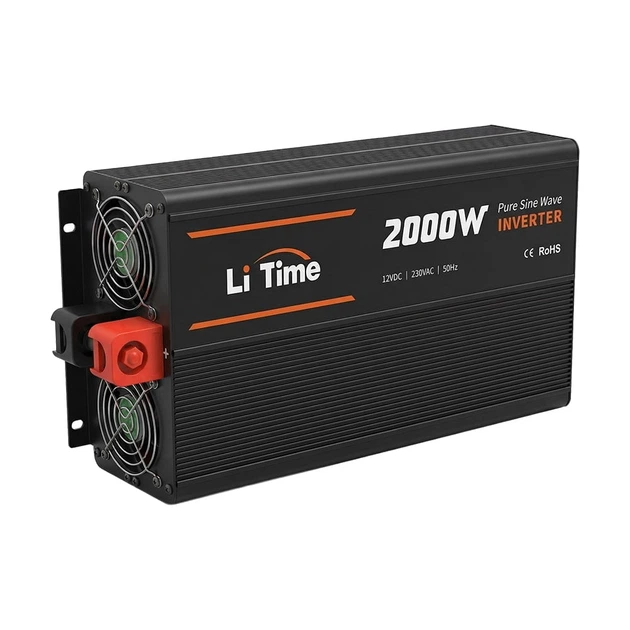 Автономный однофазный инвертор 2kW/12V LiTime L12V2KW-EN-Z (44-00527) - Фото 3 Автономный однофазный инвертор 2kW/12V LiTime L12V2KW-EN-Z (44-00527) - изображение 3