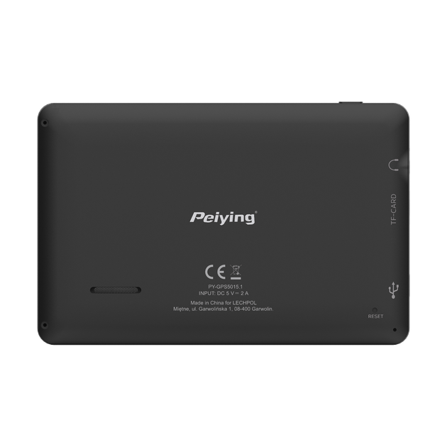 GPS-навігатор Peiying Basic з картою Європи 5 дюймів Чорний (PY-GPS5015.1) - зображення 5