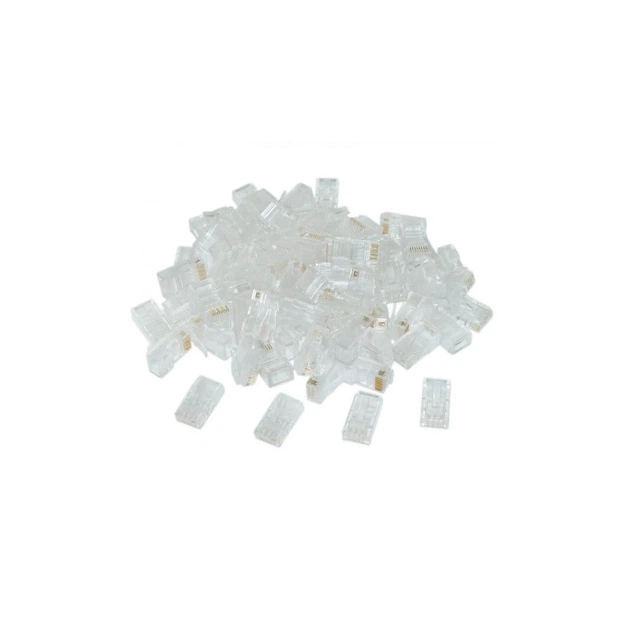 Коннектор RJ45 cat.6 UTP 8P8C * 100 (позолоч. конт.) Cablexpert (LC-8P8C-002/100) - изображение 2