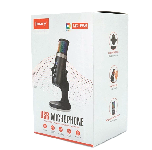 Микрофон Jmary MC-PW9 с USB подключением для студийной записи - изображение 6