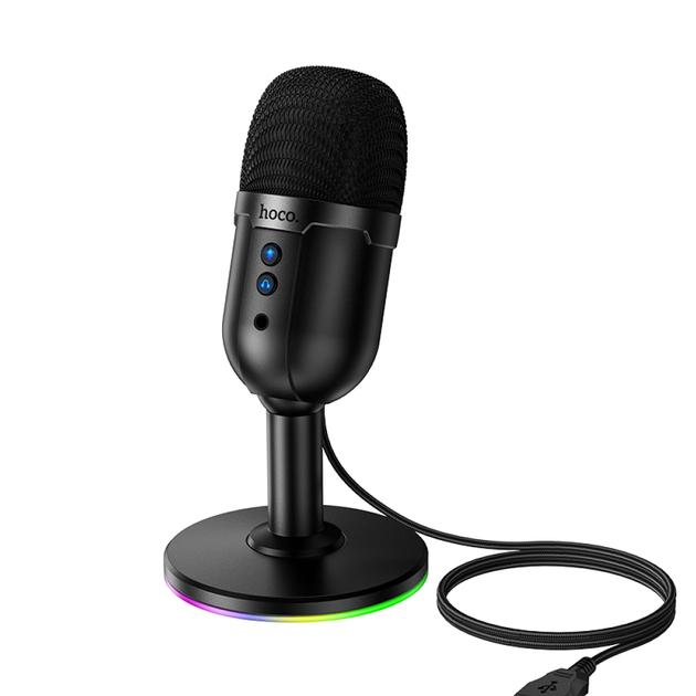 Микрофон Hoco L25 USB с высоким качеством звука для записи и общения - Фото 3 Микрофон Hoco L25 USB с высоким качеством звука для записи и общения - изображение 3