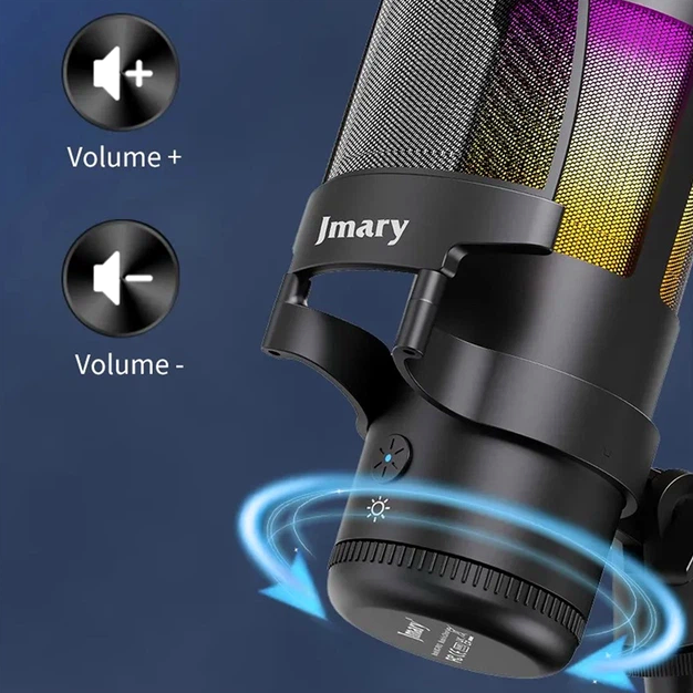 Микрофон Jmary MC-PW13 USB для студийной записи с высоким качеством звука - изображение 9