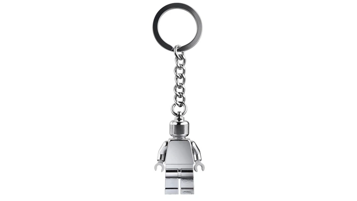 Брелок Lego Chrome Silver Minifigure 854305 - изображение 2