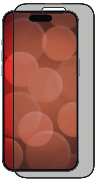 Конфіденційне захисне скло Displex Privacy Full Cover для смартфона Apple iPhone 16 (4028778124052) - зображення 6