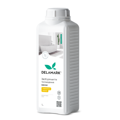 Засіб для миття ванної DeLaMark з ароматом лимону, 1 л - изображение 2