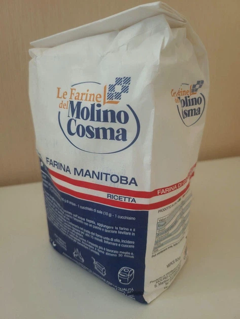 Борошно Манітоба Molino Cosma Farina Manitoba 1 кг професійне італійське пшеничне сильне високобілкове з м’яких сортів пшениці для хліба на заквасці піци фокачі панеттоне паски бріоші круасанів чіабати багетів булочок здобного дріжджового тіста - зображення 9