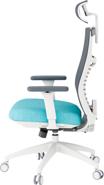 Крісло офісне OfficePro Balance OC550-W-DG-BL - Фото 7 Крісло офісне OfficePro Balance OC550-W-DG-BL - изображение 7