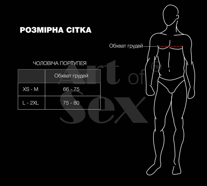 Мужская портупея Art of Sex - Spartacus, натуральная кожа, цвет черный, размер L-2XL (SX3459) - Фото 4 Мужская портупея Art of Sex - Spartacus, натуральная кожа, цвет черный, размер L-2XL (SX3459) - изображение 4