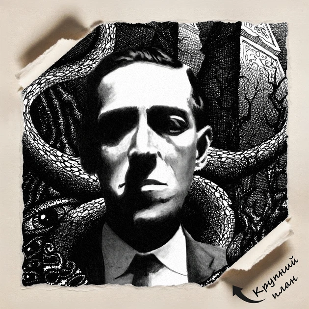 Інтер'єрна картина Говард Лавкрафт, Lovecraft, жахи, 60×40 см (id0813) - зображення 3