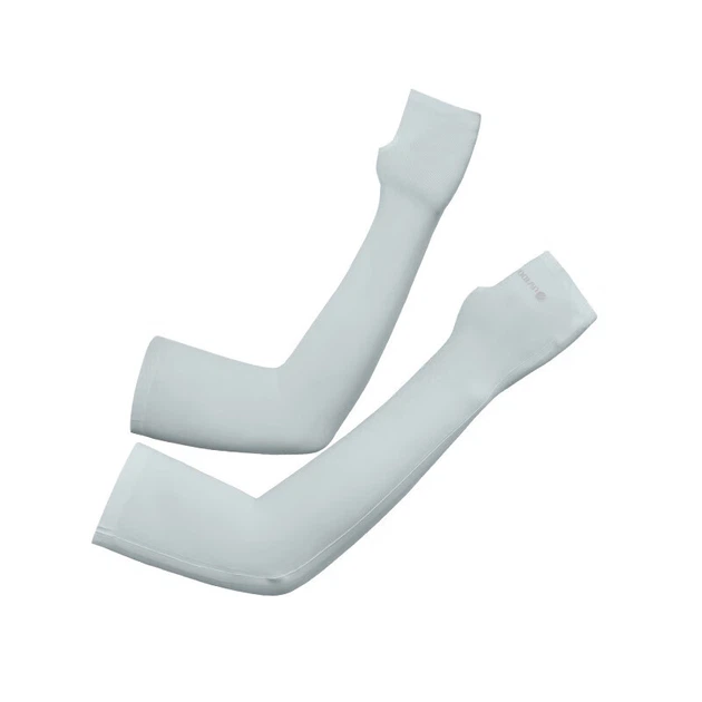 Сонцезахисні нарукавники Ice Sleeve UV100 для чоловіків, захист від ультрафіолету, літні велопрогулянкові нарукавники Ice Silk, 23569 перлинно-сірий колір, розмір L - изображение 4