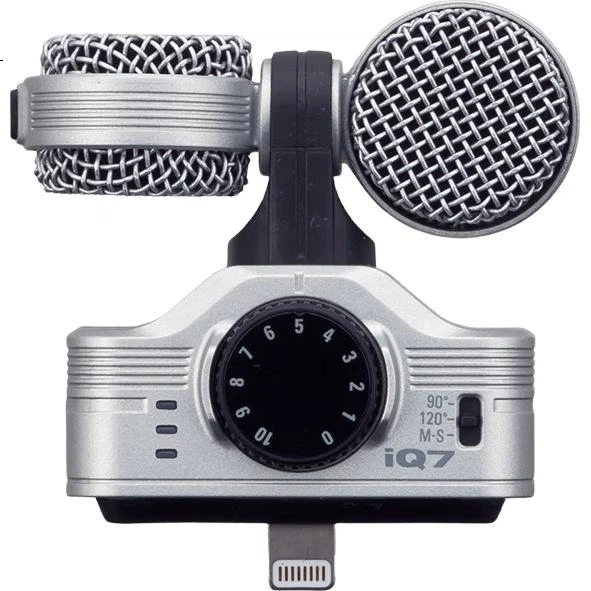 ZOOM IQ7 Apple Plug-and стереомікрофон, зовнішній мікрофон для запису для iPhone/iPad - изображение 3