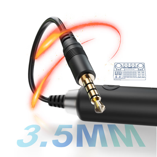 Newmine C03 Бездротові навушники для моніторингу в прямому ефірі, Bluetooth-спорт із шийним ободом, вбудовані навушники, шумопоглинання, бездротова звукова карта, мікрофон, універсальний пристрій [один на два] - зображення 9