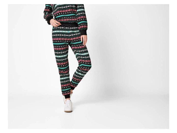 Спортивные штаны Slim Fit с начесом для женщины Esmara LIDL 483982 S Комбинированный - изображение 2