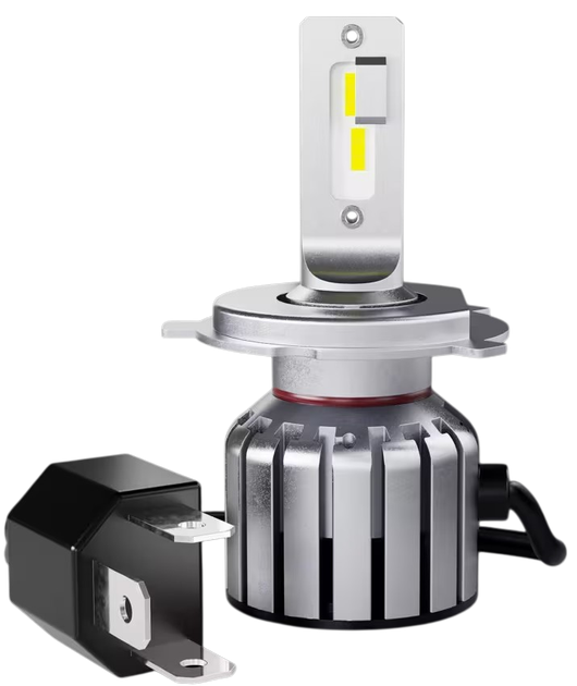 Komplet samochodowych żarówek Osram LED riving HL BRIGHT H4/H19 12 V 15 W (64193DWBRT) (4062172315913) - obraz 2