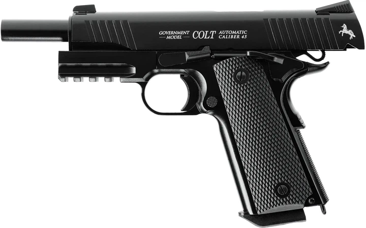 Пневматичний пістолет Umarex Colt M45 CQBP BLACK Blowback кал.4,5мм - зображення 3