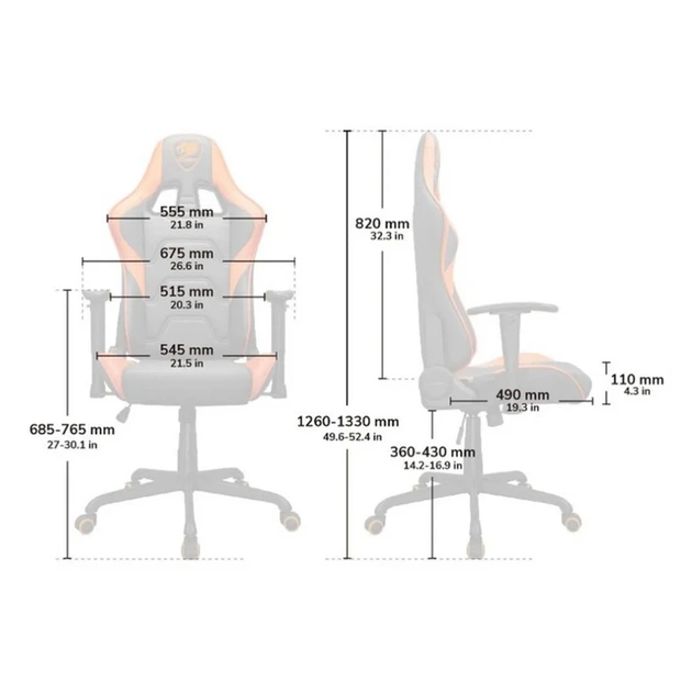 Крісло для геймерів Cougar Armor ELITE (Black) - Фото 5 Крісло для геймерів Cougar Armor ELITE (Black) - зображення 5