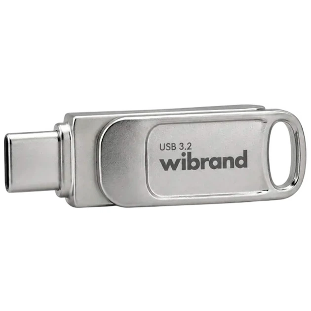 USB флеш накопитель Wibrand 128GB Bee Silver USB 3.2/Type-C (WI3.2TC/BE128TC039S) - изображение 3