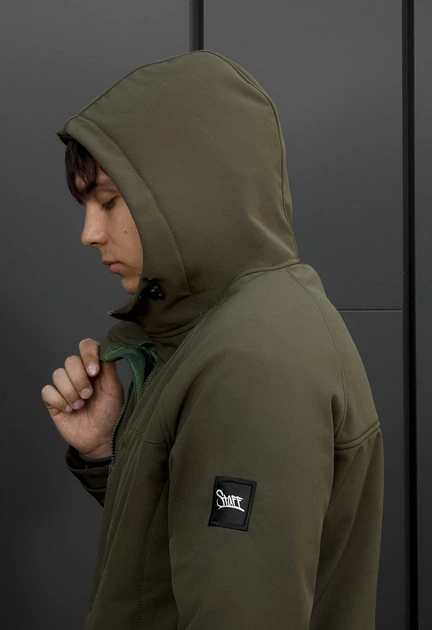 Куртка Чоловіча Стаф Софтшел Хакі Демісезонна Staff Soo Khaki L (402824) - Фото 6 Куртка Чоловіча Стаф Софтшел Хакі Демісезонна Staff Soo Khaki L (402824) - зображення 6