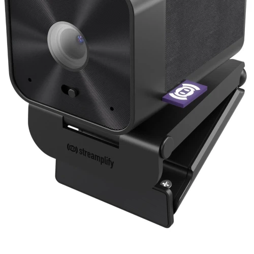 Веб-камера Streamplify CAM G-QHD-4M30, Black, 2560x1440 / 30 fps, 1/3' CMOS, стереомікрофон, автофокус, кут огляду 80°, зсувна кришка, автоматична корекція освітлення, USB 1.5 м (SPCW-CGQH421.11) - изображение 5