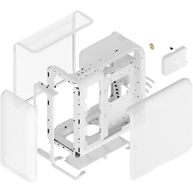 Корпус Hyte X50 AIR SNOW WHITE Без БЖ (CS-HYTE-X50A-WW) - изображение 9