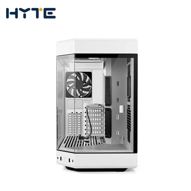 Корпус Hyte Y60 White, Mid-Tower E-ATX, ATX, Micro-ATX и Mini-ITX PC Case with PCIE 4.0 cable includ - Фото 7 Корпус Hyte Y60 White, Mid-Tower E-ATX, ATX, Micro-ATX и Mini-ITX PC Case with PCIE 4.0 cable includ - изображение 7