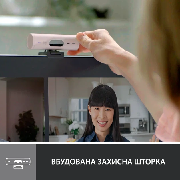 Веб-камера Logitech Brio 500 Rose (960-001421) - изображение 5