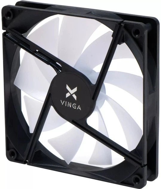 Вентилятор Vinga ARGB Black (RGB fan-10) - зображення 2