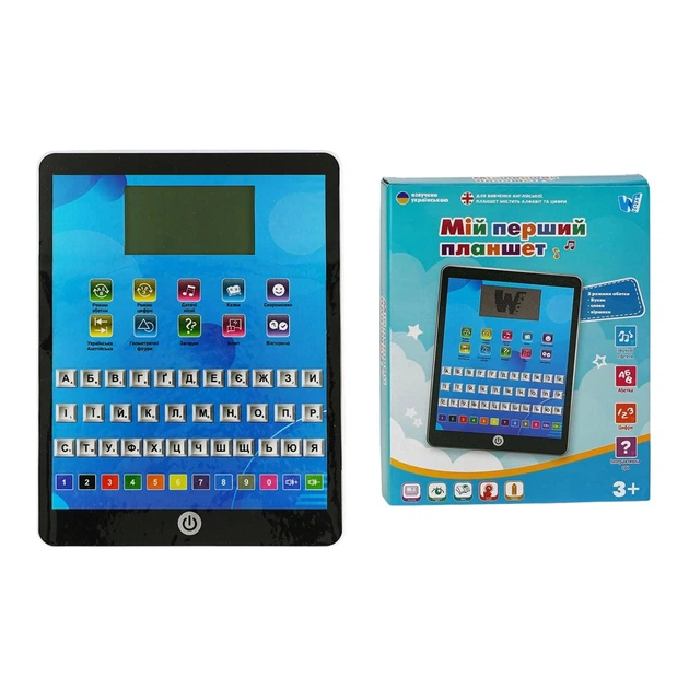 Детский обучающий интерактивный планшет WToys TK-66360 (украинская и английская озвучка, 10 режимов, сказки, азбука) - Фото 4 Детский обучающий интерактивный планшет WToys TK-66360 (украинская и английская озвучка, 10 режимов, сказки, азбука) - изображение 4