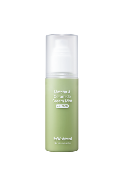 Зволожувальний крем-міст з матчею та церамідами By Wishtrend Matcha & Ceramide Cream Mist, 100 мл - зображення 2