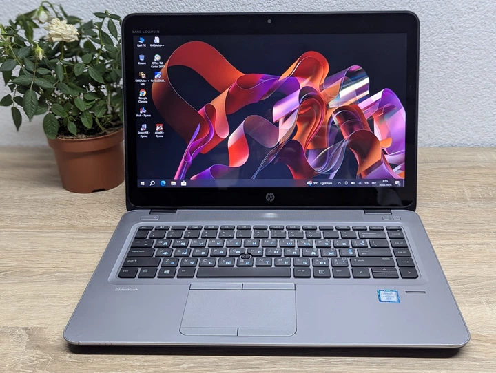 Ноутбук HP EliteBook 840 G3: 14 Full HD сенсор,Intel Core i5-6300U, 8GB DDR4, SSD 128Gb - Б/У - изображение 2