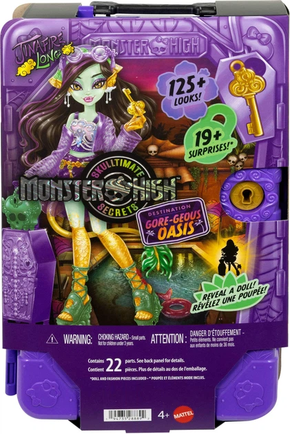 Набір-сюрприз Monster High Кошмарні канікули Жахо-секрети Джиніфаєр - Фото 5 Набір-сюрприз Monster High Кошмарні канікули Жахо-секрети Джиніфаєр - зображення 5
