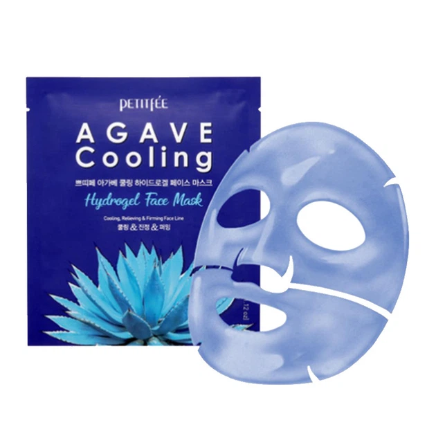 Гідрогелева охолоджувальна маска для обличчя з екстрактом агави Petitfee & Koelf Agave Cooling Hydrogel Face Mask - зображення 2