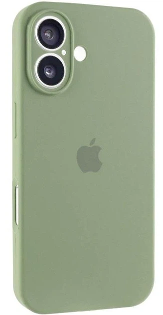 Чохол Silicone Premium case з захистом камери для iPhone 17 Full Camera Protective pistachio 8718 - Фото 2 Чохол Silicone Premium case з захистом камери для iPhone 17 Full Camera Protective pistachio 8718 - зображення 2