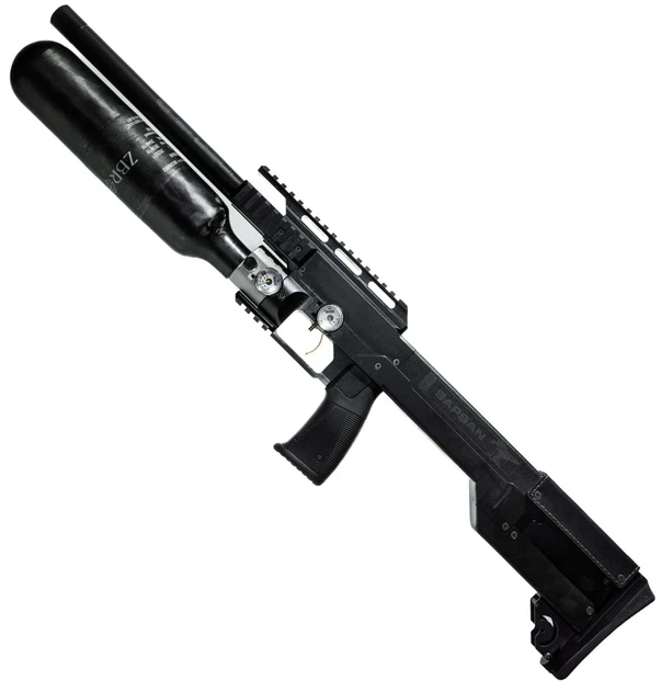 Винтовка ZBROIA PCP Sapsan TACtical MC 450/480 4.5мм (черный цвет) - изображение 4