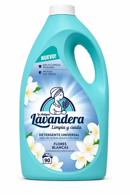 Гель для прання Lavandera Universal Жасмін 4,5 л 90 прань - Фото 1 Гель для прання Lavandera Universal Жасмін 4,5 л 90 прань - зображення 1