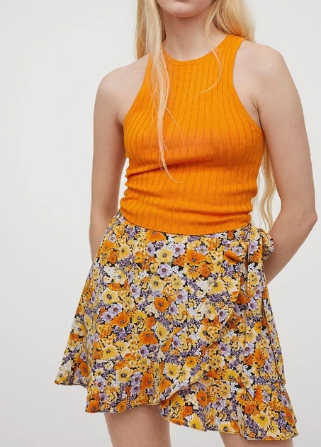 Спідниця H&M 18341 Жовтий M (0967) - Фото 3 Спідниця H&M 18341 Жовтий M (0967) - изображение 3