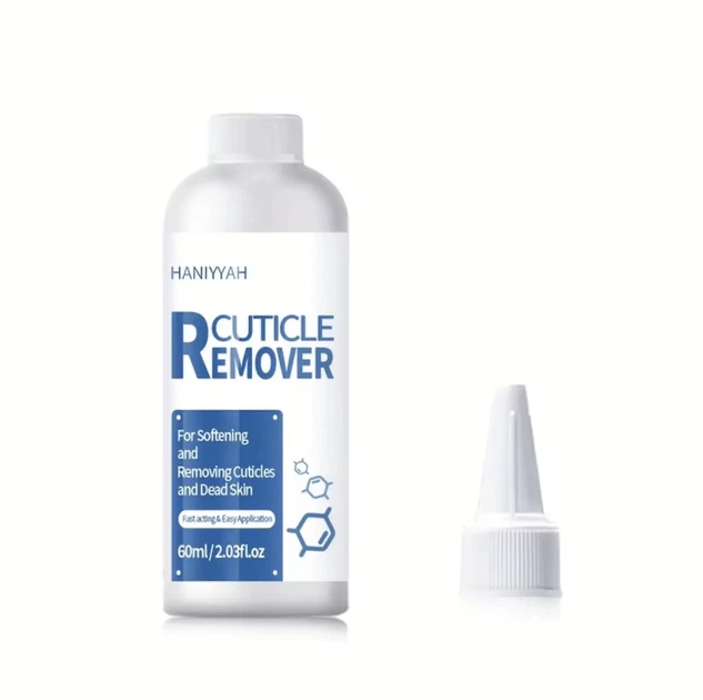 Рідина для видалення кутикули HANIIYAH Cuticle Remover 60 мл + манікюрний пушер - зображення 8