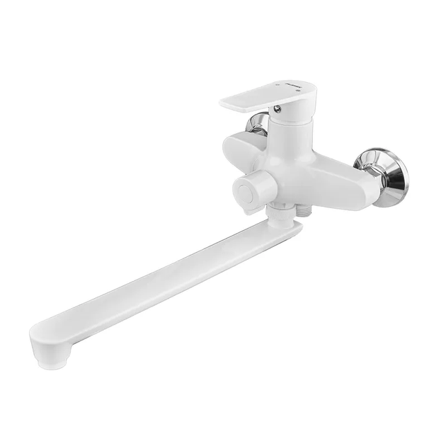 Змішувач для ванни PLAMIX Oscar-006 EURO Білий (без шланга і лійки) (PM0599) - зображення 2