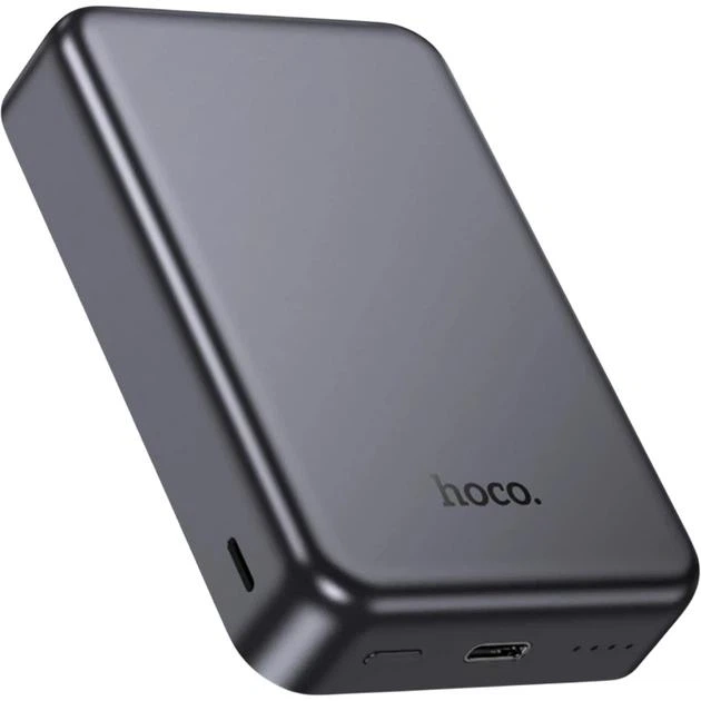 Павербанк HOCO J160A Original 10000 mAh Magnetic Metal Gray - Фото 2 Павербанк HOCO J160A Original 10000 mAh Magnetic Metal Gray - изображение 2