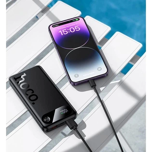 Павербанк HOCO J154 Victorious 10000 mAh Black - Фото 6 Павербанк HOCO J154 Victorious 10000 mAh Black - изображение 6