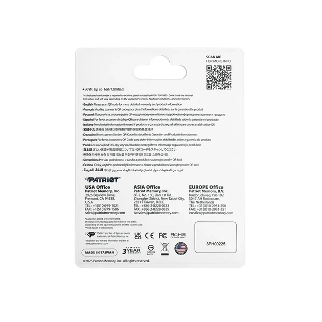 Карта пам'яті microSDXC Patriot EP Series 128 ГБ Class 10 UHS-I U3 V30 A2 DDR200 до 160 МБ/с з кардрідером USB-A/USB-C - зображення 6