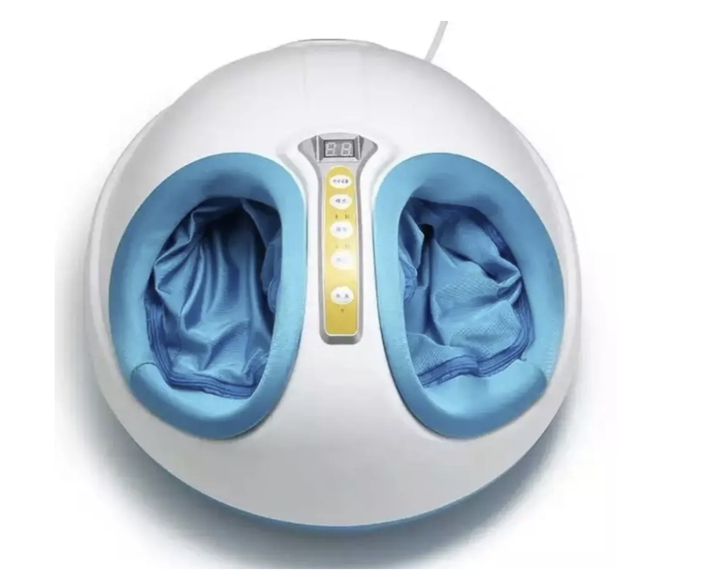 Електричний масажер для ніг Shiatsu Foot Massager 45 Вт Роликовий прилад ступнів із повітряною компресією Вібромасажер домашнього використання Апарат лімфодренажного масажу - зображення 5