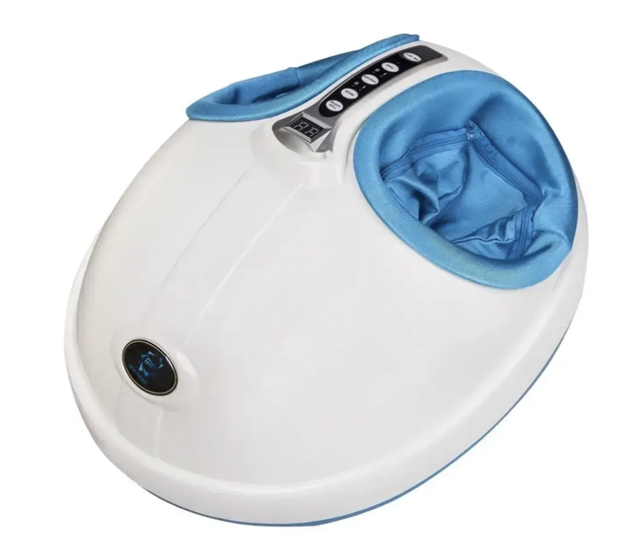 Електричний масажер для ніг Shiatsu Foot Massager 45 Вт Роликовий прилад ступнів із повітряною компресією Вібромасажер домашнього використання Апарат лімфодренажного масажу - зображення 11