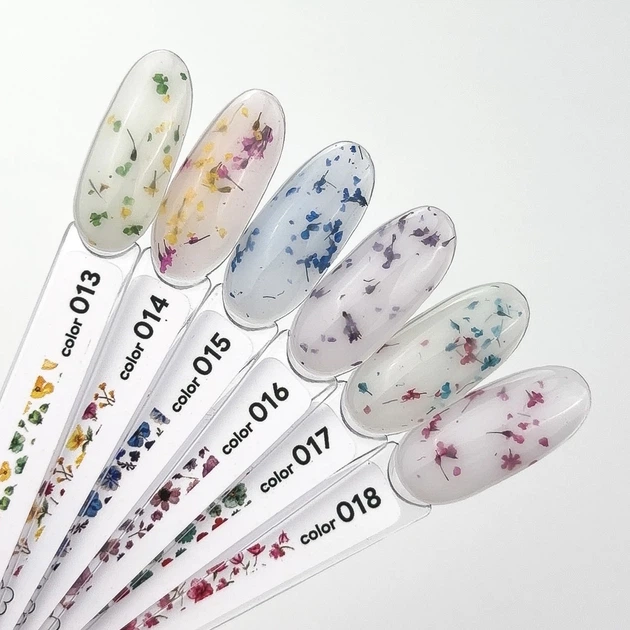 Гель для наращивания Crooz Flora Touch Gel №17 молочный 15 мл - изображение 6