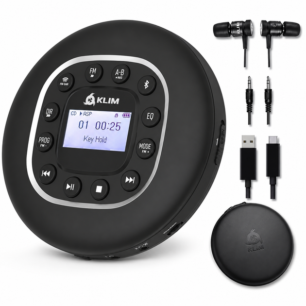 Портативный CD-плеер с Bluetooth и наушниками - изображение 5