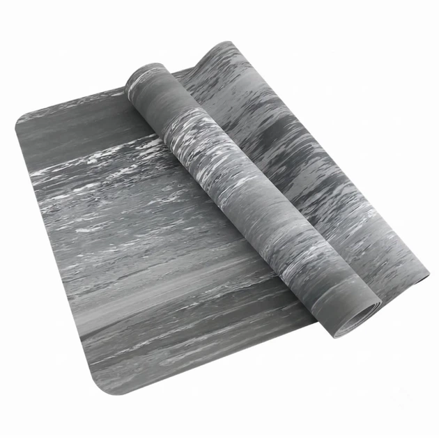 Каучуковый коврик для йоги Munnar Black Marble RAO 183×68×0.4 см - Фото 1 Каучуковый коврик для йоги Munnar Black Marble RAO 183×68×0.4 см - зображення 1