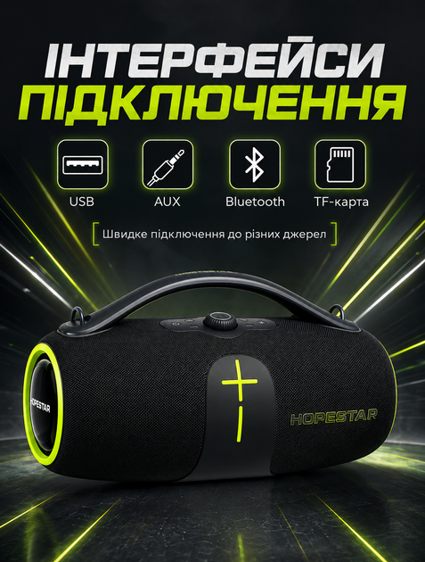 Портативная Bluetooth-колонка Hopestar для вечеринок с RGB-подсветкой и 400 Вт 30000 мАг и защита IPX6 - изображение 10