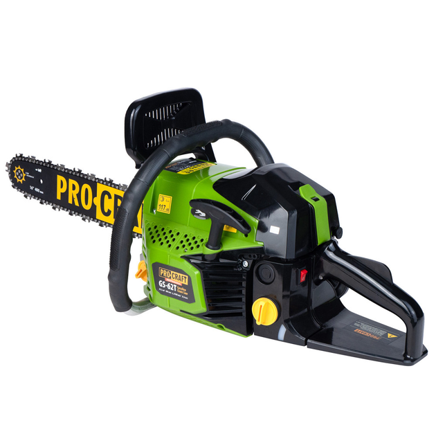 Бензопила Procraft GS-62T + олива 2Т 1 л + олива для ланцюга 1 л - зображення 2