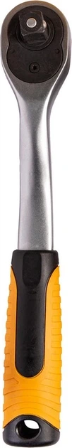 Набір інструментів MASTERTOOL PROFI ¼"&⅜"&½"&TORX 121 шт 4-13 мм 9-19 мм 20-32 мм Е8-Е20 CrV50BV30 протиударний кейс 78-5121 - зображення 6