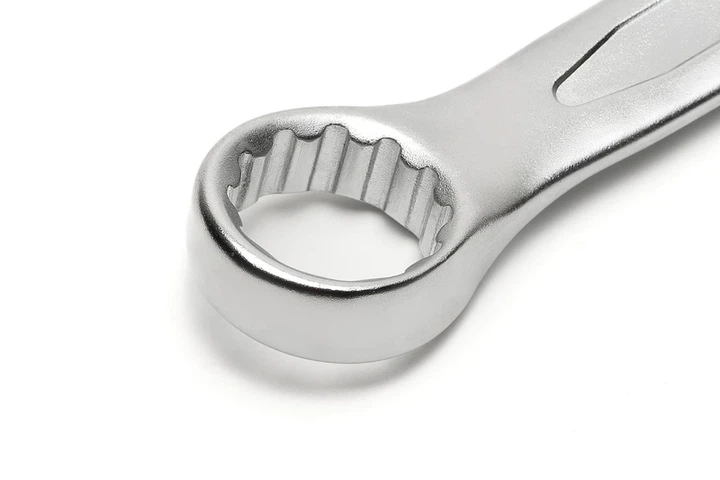 Ключі комбіновані MASTERTOOL COLD FORGED набір 15 шт (6–19/22 мм) 31CrV3 DIN 3113 у чохлі 72-1115 - зображення 4